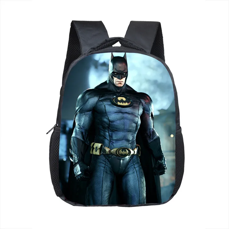 12 дюймов супер герой Бэтмен Железный человек школьные рюкзаки Детский сад Книга сумка повседневные детские школьные сумки Mochila Infantil - Цвет: 003