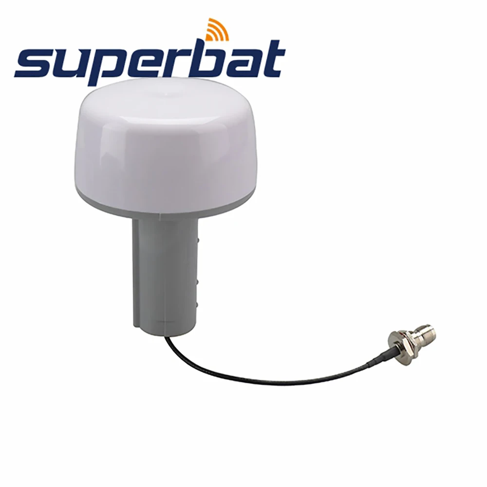 

Superbat 5dBi 1575.42MHz GPS Navigation Marine Aerial Signal Booster Antenna TNC Female Connector 3M Cable 50 Ohm