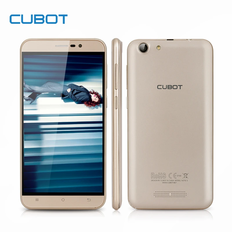 Cubot Note S 5 5inch 1280X720 Cellphone Android 6 0 2G RAM 16G ROM Smartphone 3G