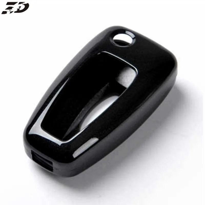 Чехол для ключа из АБС пластика Ford Focus 3 Mk3 Mk4 Ranger Kuga Ecosport Edge Mondeo титановый