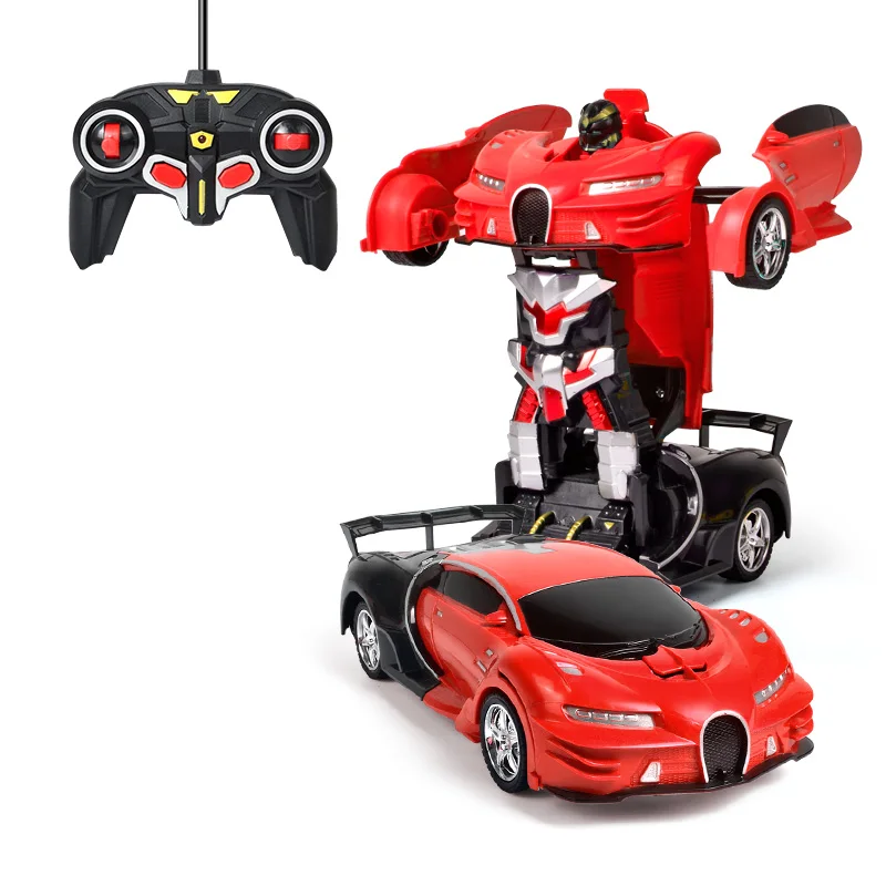 

Sports RC Car 2 In 1 Transformation Robots Vehicle Models Deformation Radio Remote Control Cars Fighting Toy Gifts For Children