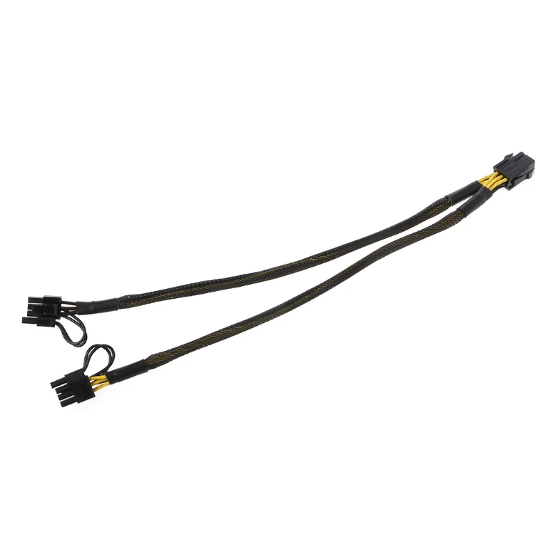 PCIE 6Pin female Y Splitter to Dual PCI-E 8Pin(6+2)male cable for BTC/ETH Mining