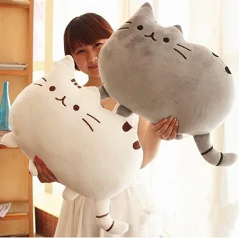 

Free Shipping Creative Cartoon Cushion Decorative Pillow Cute Cat Pillow Cushion Zipper Only Skin Without PP Cotton Cushion