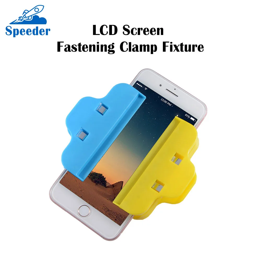

2PCS Fastening Clamps Mobile Phone Repair Tools Plastic Clips Fixture Fastening for Tablet Phone LCD Screen Adjustable Holders
