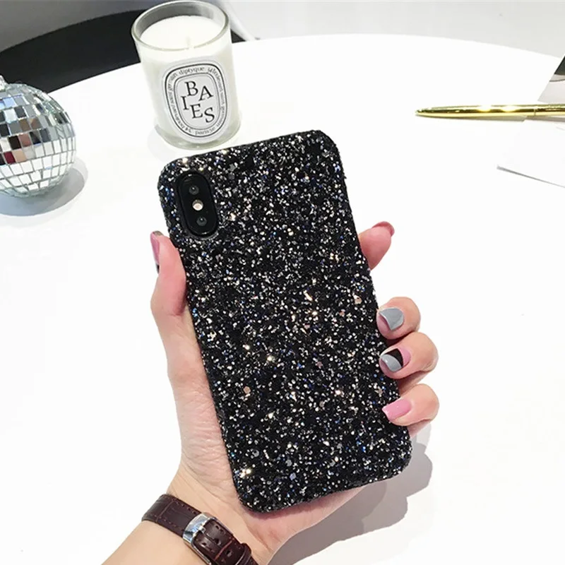 Funda dura brillante para iPhone 8 Plus XS X 7 para iPhone 6 6 s Plus 7 8 XS Max XR 5S 5se del teléfono de Shell casos EEMIA Funda dura brillante para iPhone 8 Plus XS X 7 para iPhone 6 6 s Plus 7 8 XS Max XR 5S 5se del teléfono de Shell casos EEMIA