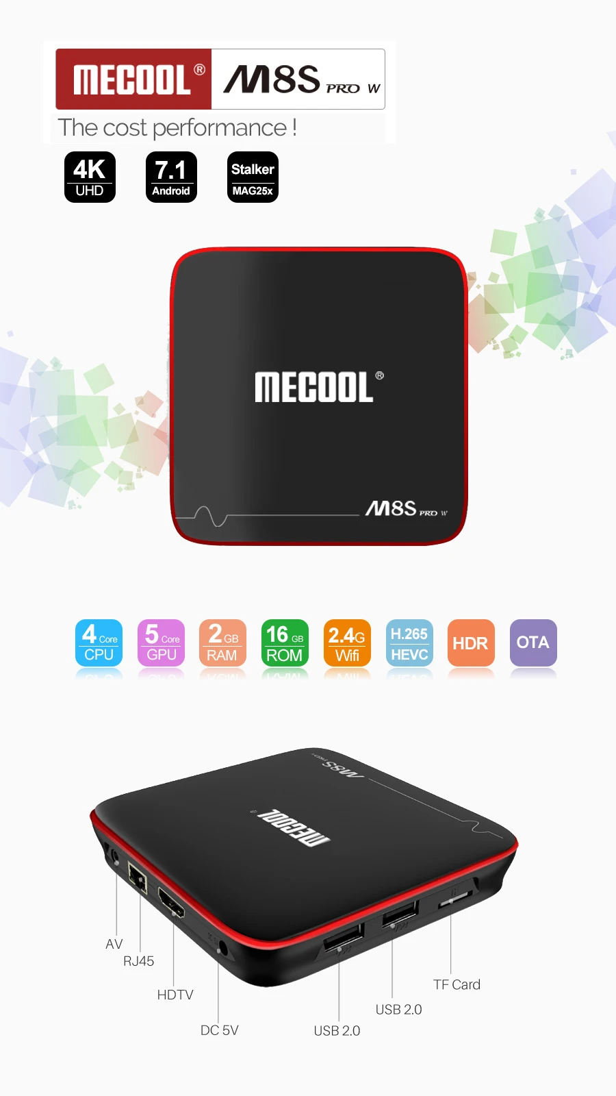 mecool m8s pro w