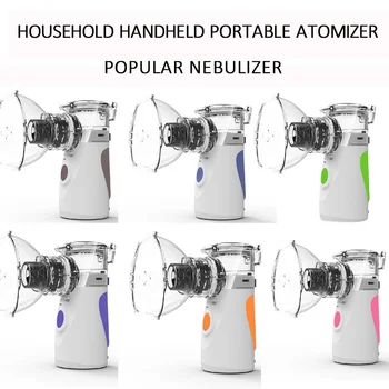 

PRCMISEMED Mini Handheld Portable Nebulizer Rechargeable USB Cold Mist Inhaler Kit For Adult Children - multiple colors