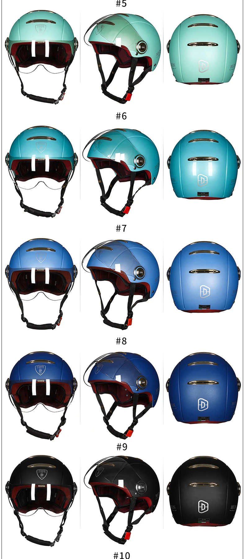 B 105 Beon Capacete Da Motocicleta Do