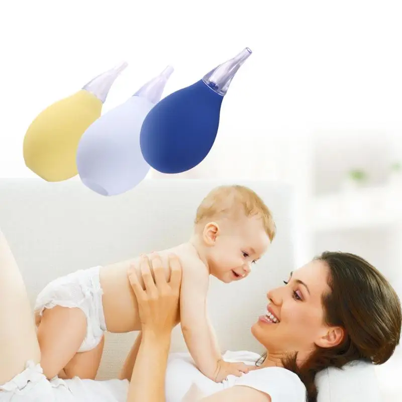 Силиконовый для новорожденных носа аспиратор для детей ясельного возраста нос очиститель младенческой вакуумной присоской мягкий