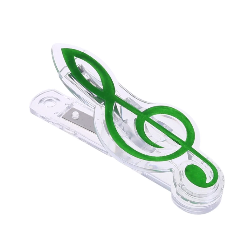 

1Pc Musical Book Note Clip Plastic Piano Music Book Page Clip Treble Clef Clip