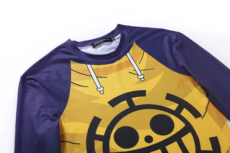 Goedkoop Herfst Nieuwe Stuk t shirts Mannen anime shirt 3d t shirt gedrukt compressie tops Fitness strakke tee shirt homme