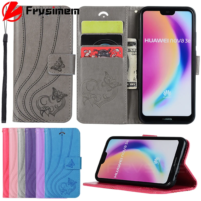 Кожаный бумажник чехол для huawei P20 Lite P20Lite Стенд Флип Мода случае ANE-AL00 ANE-TL00 ALE-LX1 Nova3e