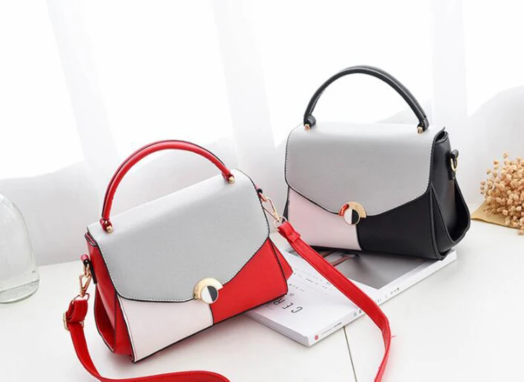 Модные популярные цветные дизайнерские женские кожаные сумки, женская сумка-тоут с верхней ручкой, женские сумки через плечо, сумка-мессенджер