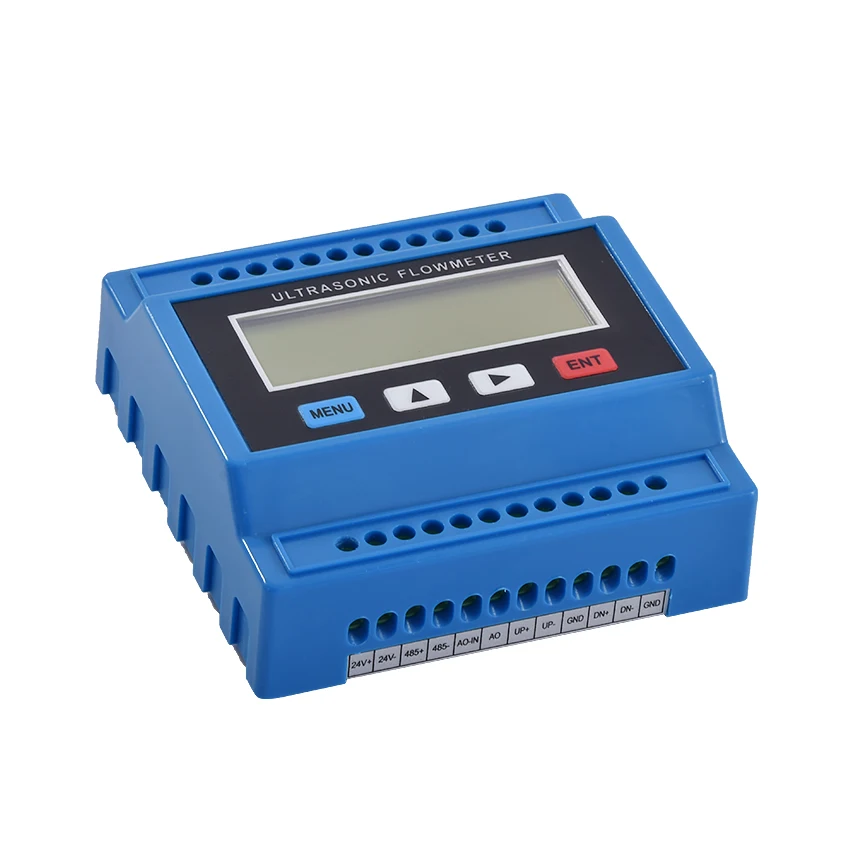 

TUF-2000M-TS-2 Digital Ultrasonic Flowmeter Flow Meter Ultrasonic Pipeline Flowmeter With TS2 Sensor DN15-100mm 220VAC or 24VDC