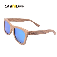 Directo de fábrica Hecha A Mano De Madera Gafas Cuadrado Vendimia Sombra Gafas de Sol Polarizadas de Conducción Gafas Hombres de Las Mujeres de Moda 6001