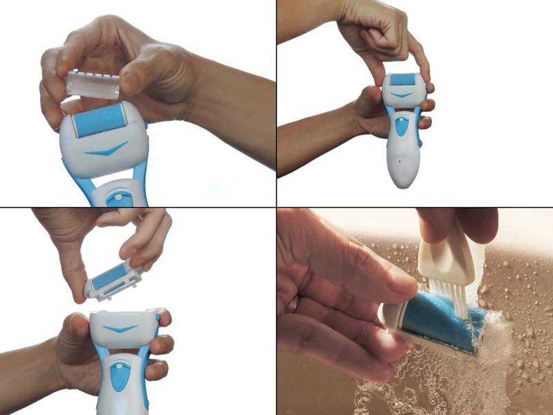 Eléctrico recargable de cuidado de los pies herramienta de pedicura de pies muertos piel removedor de callos Exfoiliator tacón máquina Eléctrico recargable de cuidado de los pies herramienta de pedicura de pies muertos piel removedor de callos Exfoiliator tacón máquina