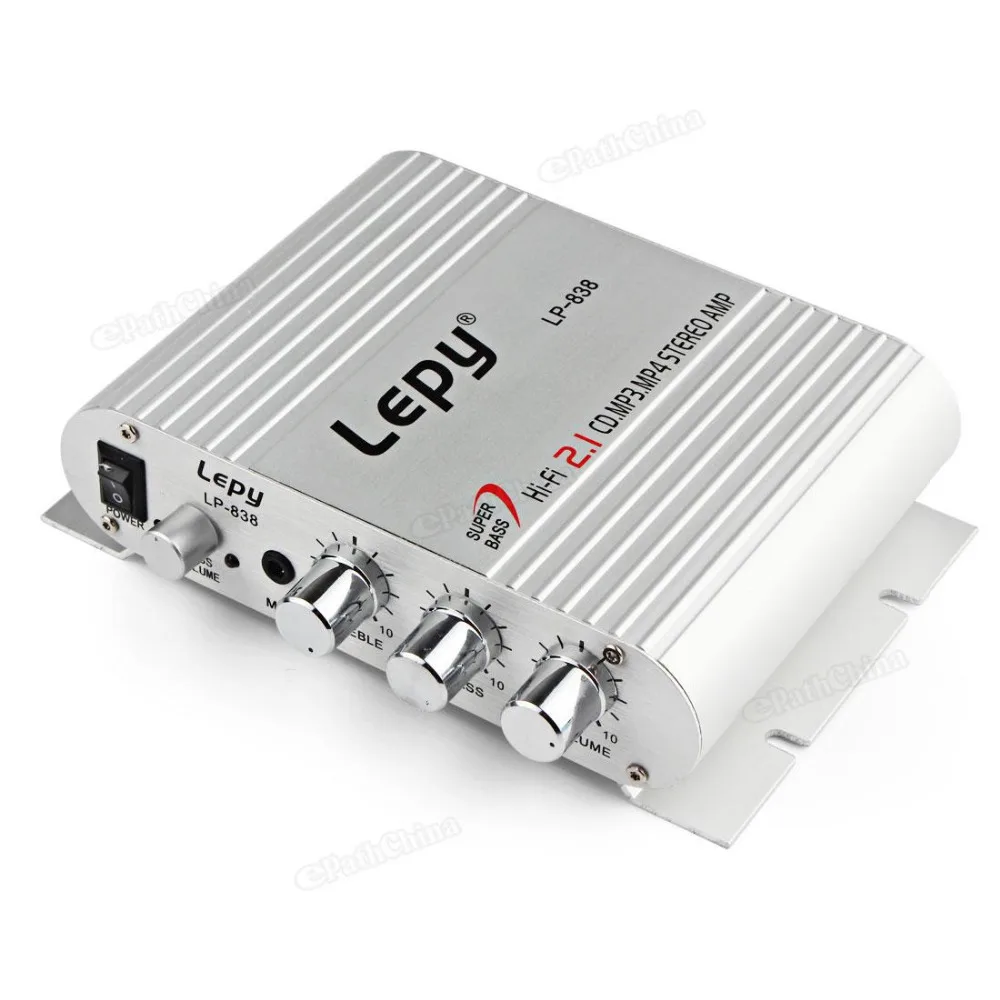 Lepy 12В мини Hi Fi усилитель Радио MP3 стерео для автомобиля мотоцикла дома|hi-fi amplifier|mini