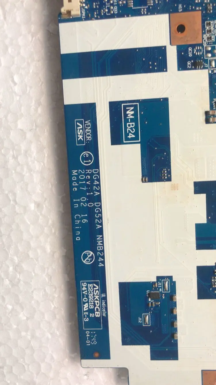 Abdo DAG42A DAG52 NMB244 для lenovo xiaoxinchao 5000 Материнская плата ноутбука процессор i7 7500U 4G ram DDR4 тестовая работа
