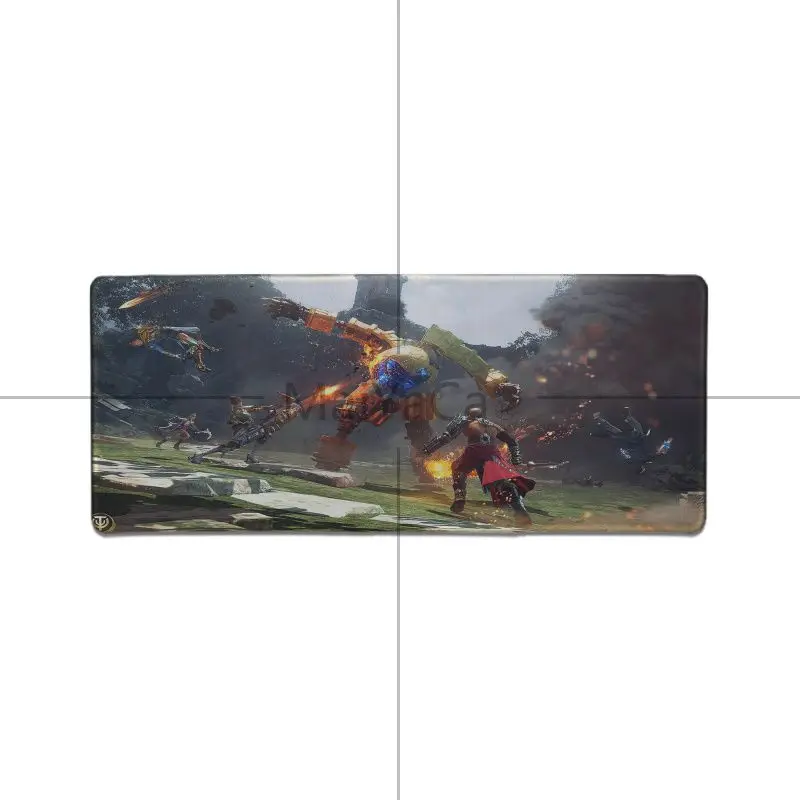 Lock Edge 40X90cm Maiyaca пользовательские кожи Skyforge игра натуральный резиновый игровой коврик для мыши Настольный коврик замок край контроль скорости ноутбука клавиатура Игровой Коврик - Цвет: Lock Edge 40X90cm