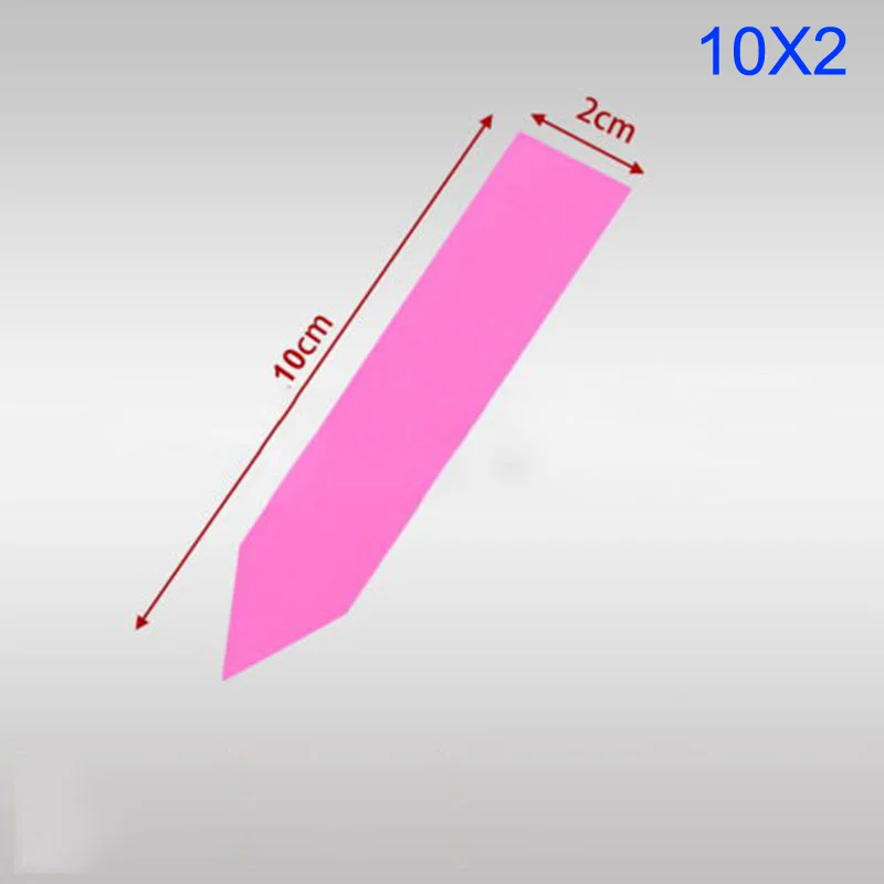 100 шт маркер для растений садовые этикетки пластиковые бирки саженцы травы 5 цветов
