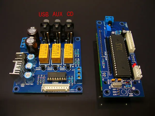 HLJ DIY KIT CS3310 Remote Audio Preamp kit DIY Preamplifier 3 way audio input