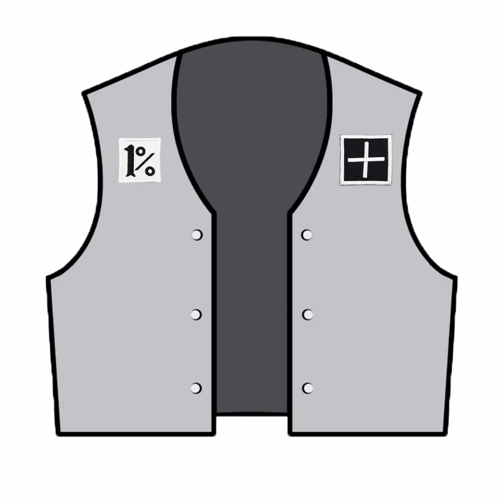 New arrival SIX VALLE DE SANGRE motorcycle patch garment accessory Embroidered Iron On custom back patch5