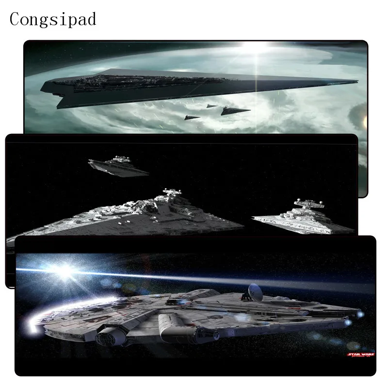  Congsipad Star Wars Keyboard Large MousePads Size for 400x900X2MM Speed Version Gaming Mousepad for