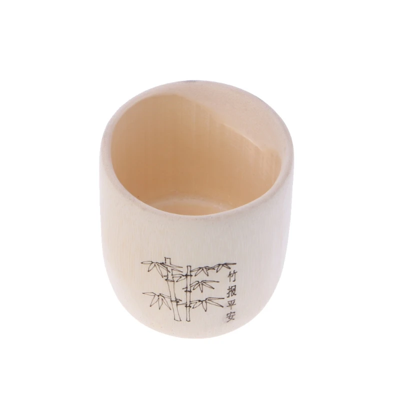 

Bamboo Wooden Drinking Cup Coffee Tea Breakfast Beer Milk Wine Cup