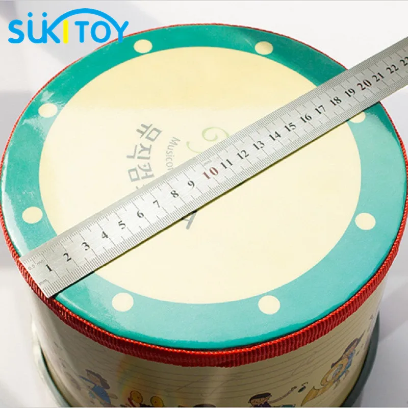 Kid's Soft Montessori Wooden Drum Korea Style Musical Children Learning& Exercising Type High Quanlity Gift For Baby& Kids