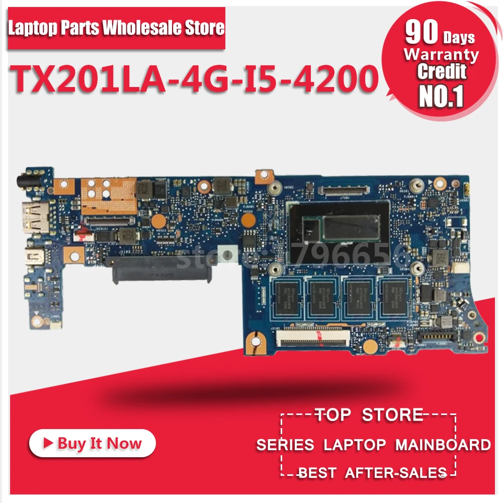 Laptop Motherboard For ASUS TX201LA 4G-I5-4200 TX201 TX201L System Board Main Board Mainboard Card Logic Board Tested Well Laptop Motherboard For ASUS TX201LA 4G-I5-4200 TX201 TX201L System Board Main Board Mainboard Card Logic Board Tested Well