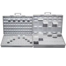 AideTek SMT пустая коробка для хранения инструментов отсеки для каждого с крышкой SMD BOXALL144+ BOXALL48 Коробка органайзер для рукоделия бусины для хранения