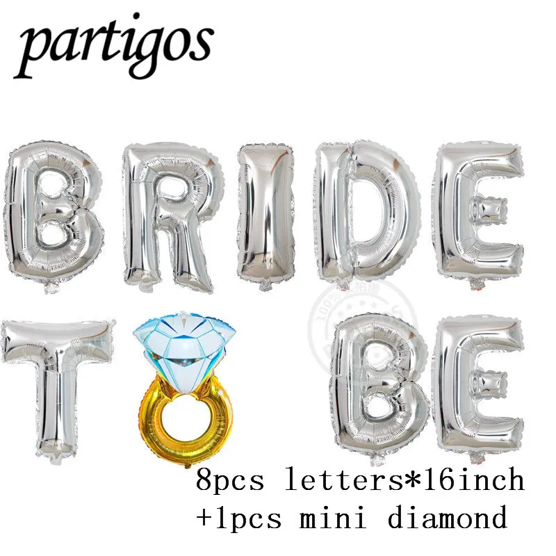 16inch-Gold-Silver-Bride-to-be-Letter-Foil-Balloons-Diamond-Ring-Balloon-For-Wedding-Bridal-shower (2)