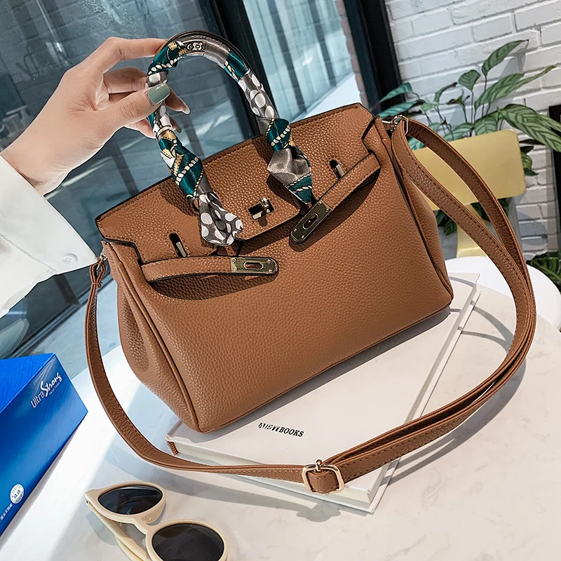 

Vintage Fashion Femele Big Tote bag 2019 New Quality PU Leather Women's Luxury Handbag Large Portable Shoulder Messenger Bags