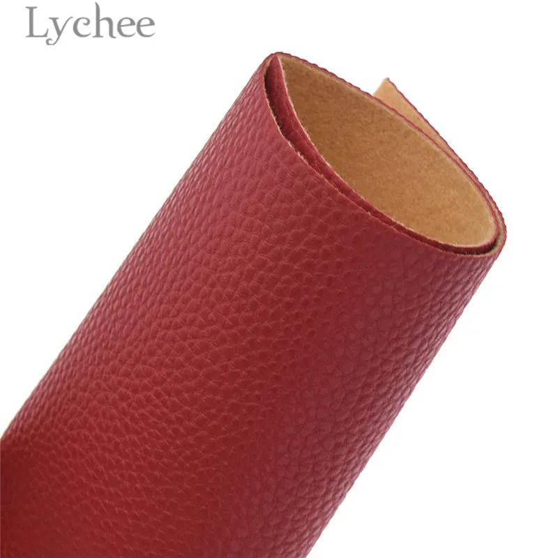 Lychee Life 21x29 см A4 личи искусственная кожа ткань сплошной цвет Замша Синтетическая Кожа DIY швейный материал для сумок одежды