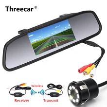 Rear-View-Mirror-Monitor Backup-Camera Parking-Assistance Reversing Tft Lcd Auto Video