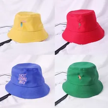 Летняя винтажная мультяшная/буквенная панамка с вышивкой для взрослых унисекс Пешие прогулки шляпа рыбака шляпа солнцезащитные очки