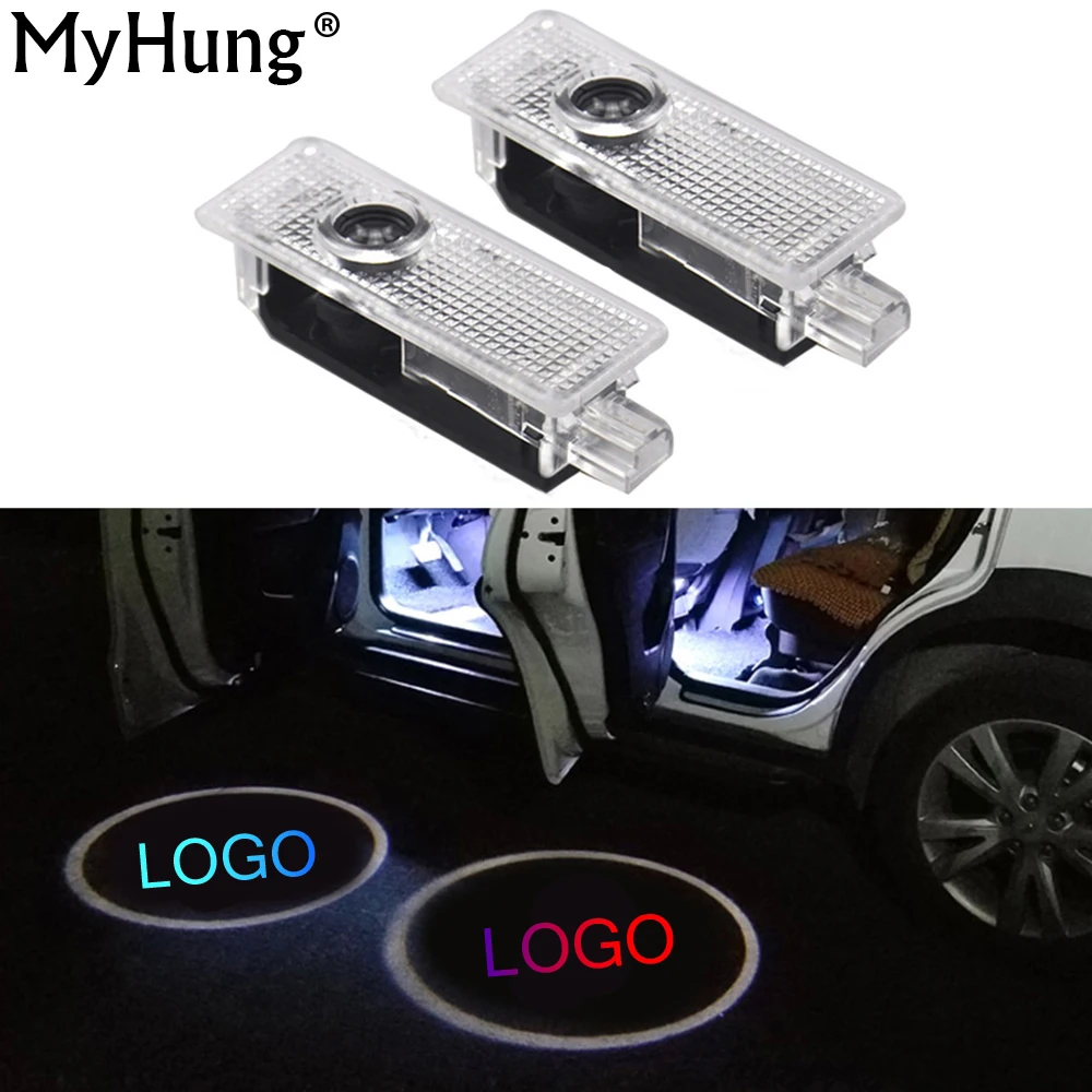 

2Pcs Car Door Logo Projector Welcome Light Laser Logo Ghost Shadow Lamp For BMW 5 Series E39 E53 X5 Z8 E52 M Car Accessories