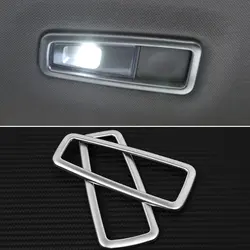ABS Chrome Задний свет чтения крышка круг Лампы для чтения Frame Стикеры отделкой для hyundai Tucson 2015 2016 2017 2018 аксессуары