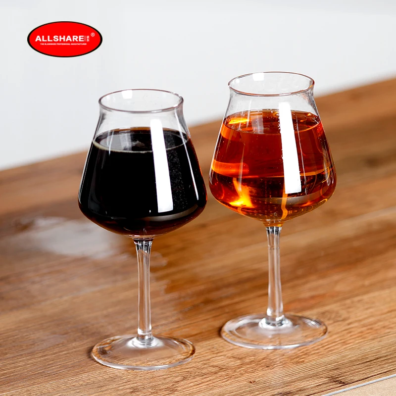 Бессвинцовый Кристалл ручной работы выдувного красного вина бокал пива набор из 2 шт 350 мл 610003