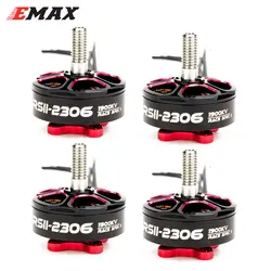 4 шт./лот Emax RSII 2400 1900/1700/1600/2306/2600kv (4-S 6 s) CW и CCW бесщеточный двигатель для FPV Quadcopter (2CW + 2CCW)