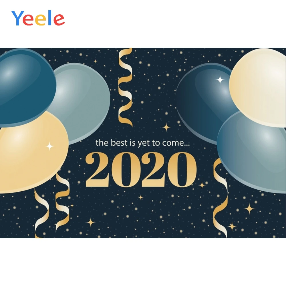 Yeele с новым годом воздушный шар семья вечеринка Декор фотографии фоны