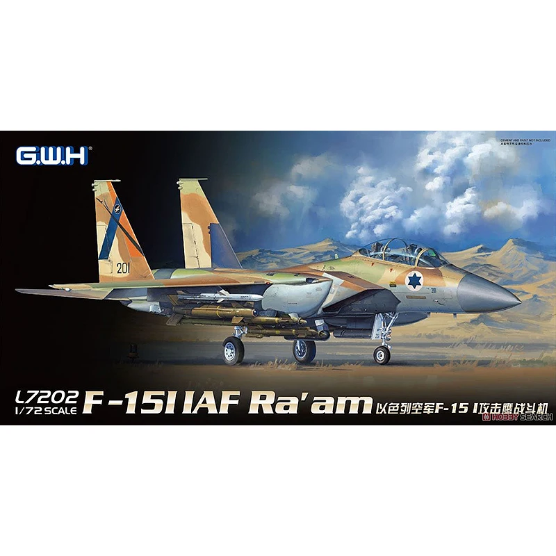 Модель hobby 1/72 G.W.H L7202 F-15I IAF Raɺm | Игрушки и хобби