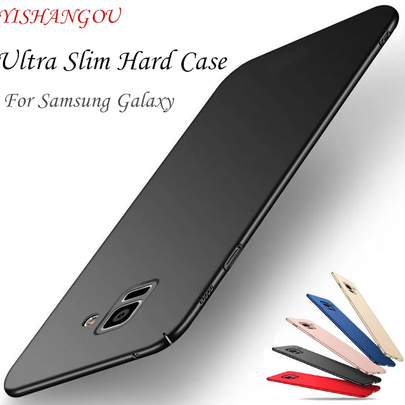 

YISHANGOU Ultra Slim Matte Case For Samsung Note 9 8 10 S10 S9 S8 Plus A50 A70 A10S A20S M20 A7 A8 A9 2018 Hard PC Plastic Case