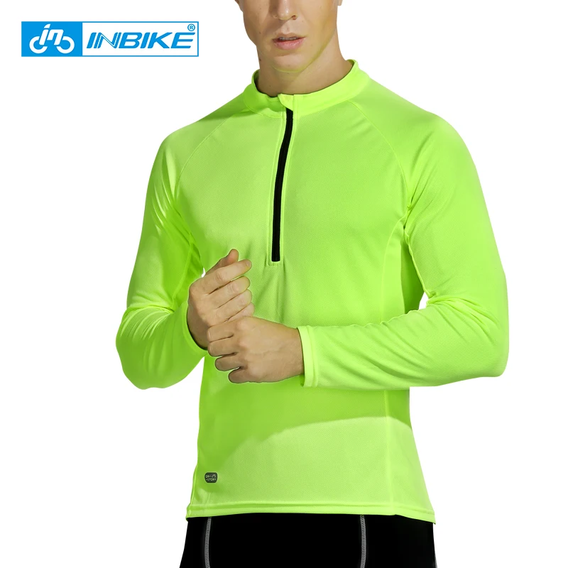 INBIKE Men s Long Sleeve Shirt Cycling Jersey Bike Base Layers Bicycle Highly Breathable Cool Mesh