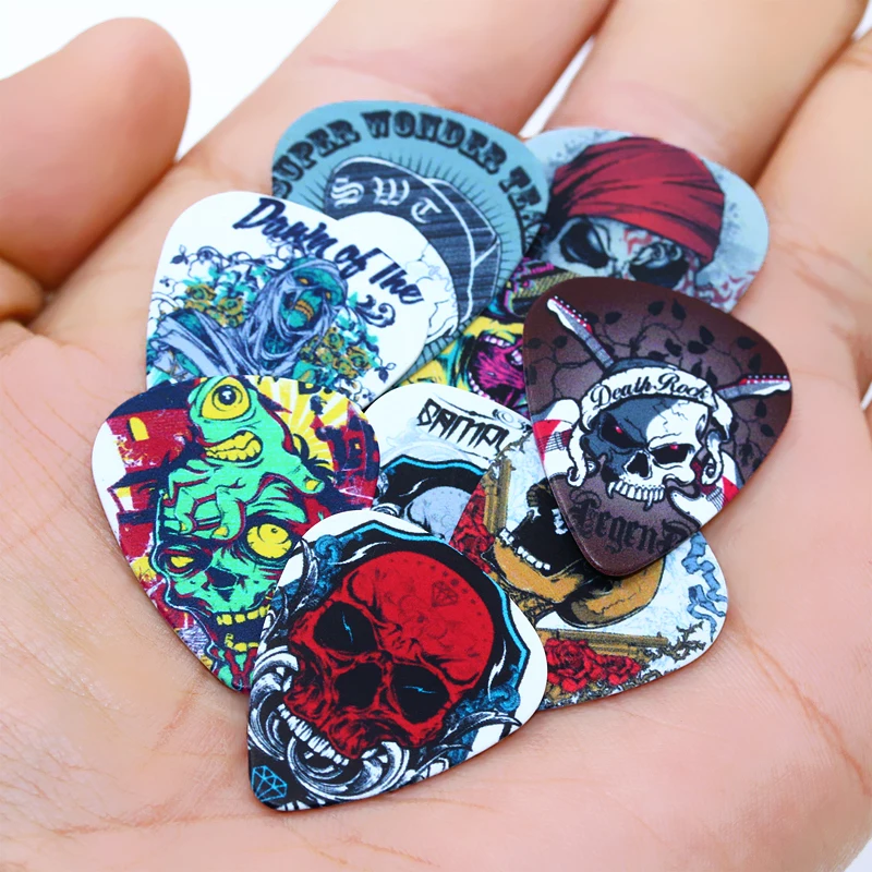 SOACH 10pcs bass guitar paddle skeleton2 acoustic guitar Pick Thickness 1.0mm plastic picks parts Musical instrument accessories 6 SOACH 10pcs bass guitar paddle skeleton2 acoustic guitar Pick Thickness 1.0mm plastic picks parts Musical instrument accessories 6