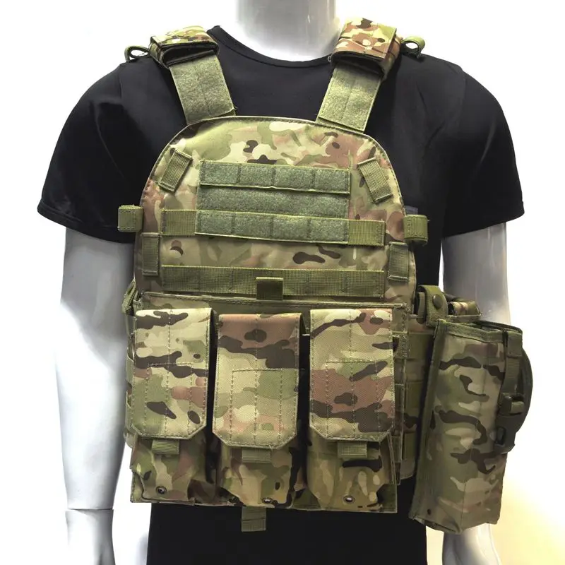 

Tactical Vest Military Airsoft Gear Army Hunting Combat Bady Armor Outdoor Sport Painball Shooting Protective Vest Plate Carrier