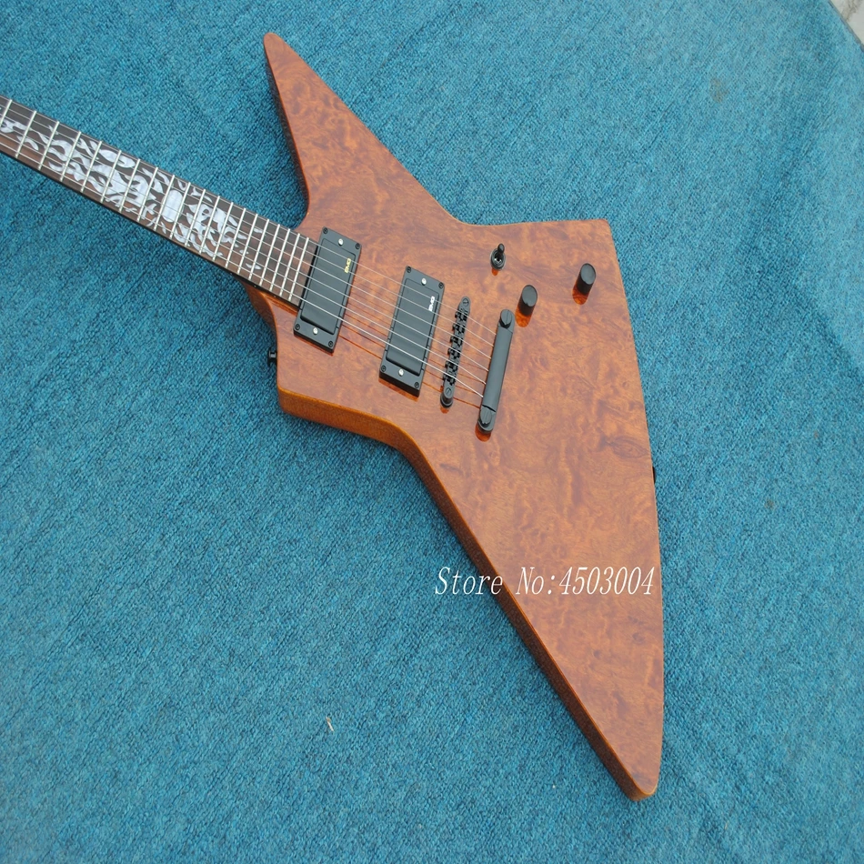 

2018 New Custom Store Shaped Sun Fire Electric Guitar, Black Hardware, Free Shipping