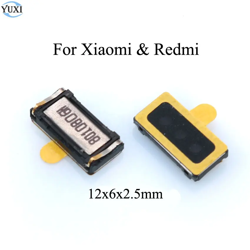 

2pcs Common 12*6 Earpiece Ear speaker for Xiaomi 2 3 5C 5S Plus mi Max for Redmi 3 3S 3X 4X Note 2 3 4 4X note3 Pro cell phone