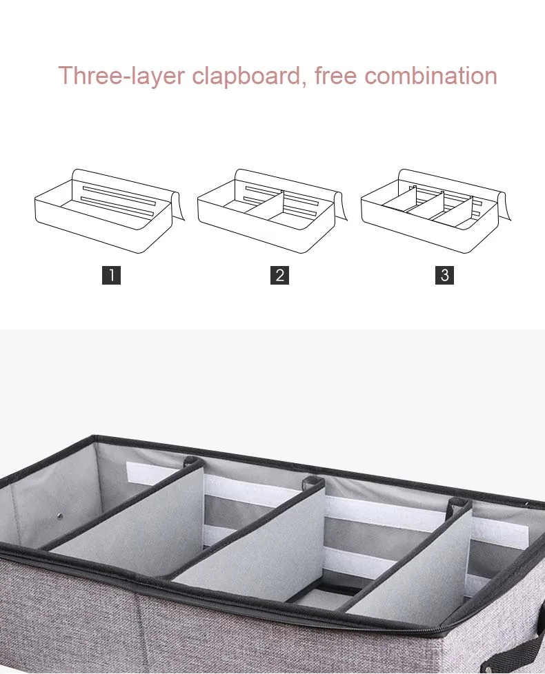 Съемный складной ящик для хранения обуви Органайзер для шкафа, гардероба для носков бюстгальтер нижнее белье хлопок подстилка Органайзер коробка