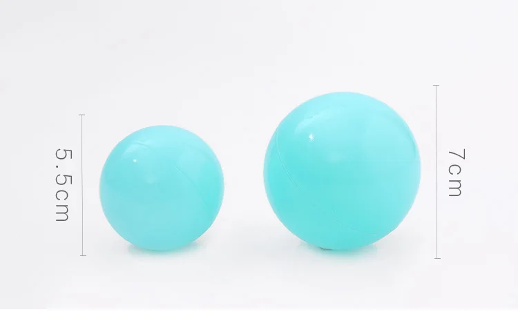 50 шт. Экологичные красочные пластиковые мягкие океанские шарики для бассейна Детские плавающие мяч игрушки для спорта на открытом воздухе
